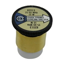 Wattmeter Element Slug 10 Watts 25-60 MHz Bird 43 Coaxial Dynamics 82013 (10A)