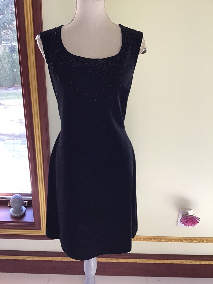 Nordstrom Gorgeous black dress size M velure