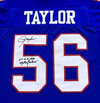 Lawrence Taylor Signed Autographed Jersey JSA LT Was a Bad Mo'FO