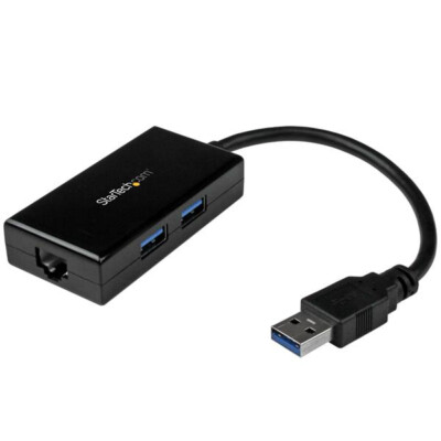 ASHATA Adattatore Ethernet USB 2.0, Doppia Porta Supporto Adattatore di Rete da USB a RJ11 Gigabit per 98/2000 / Me/XP/Vista / CE5.0/10 / 8.1/8/7