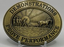 JOHN DEERE Demonstrations Prove Performance Belt Buckle