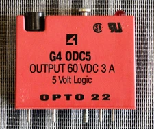 OPTO 22 G4 ODC5 60VDC 3A 5 VOLT LOGIC DIGITAL OUTPUT I/O MODULE 