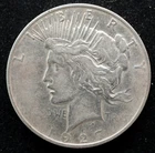 KAPPYSCOINS G6972  1927D EF / AU  PEACE SILVER DOLLAR