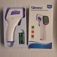 Simzo San Jamar THDG986 Non-Contact Infrared Digital Thermometer HW-F7 White New