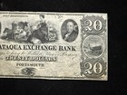 1858 $20 Piscataqua Exchange Bank Portsmouth New Hampshire Twenty Dolla - NT1678 — photo 3