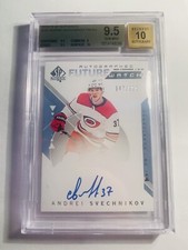 Andrew Svechnikov Future Watch Auto BGS 9.5 2018-19 Sp Authentic #187