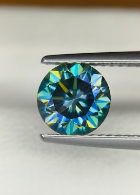 1.56 CTS A GORGEOUS MOSSANITE ROUND SHAPE WITH EXCELLENT COLOR AND CUT!!