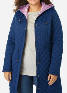 plus size stadium coat