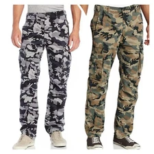 Levis Men's Relaxed Fit Camouflage Cargo Pants All sizes