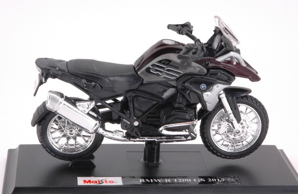 Maisto 1/18 Motorrad Bmw R1200 Gs 2017 Rot Modellbau Statisches Modell Diecast-image