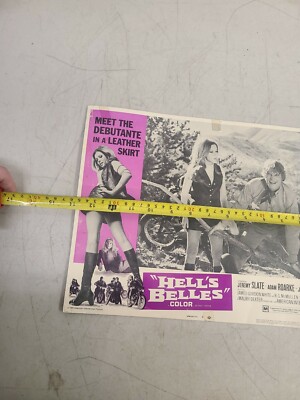 HELL'S BELLES original 1968 lobby card movie posterJOCELYN LANE