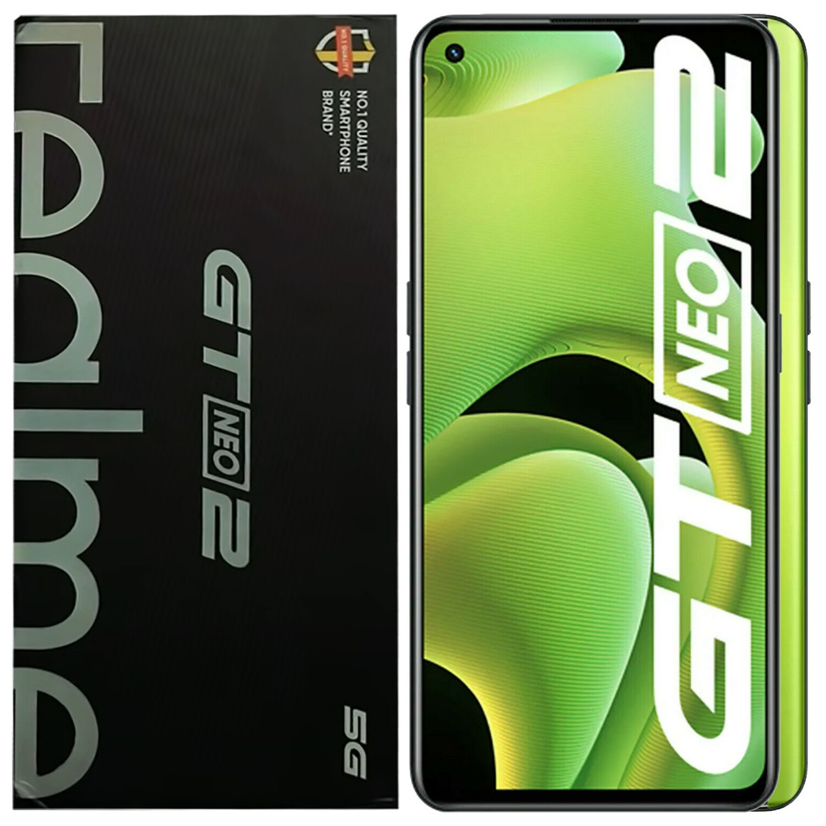 BNIB Realme GT Neo2 Dual SIM 256GB + 12GB Neo Green Factory