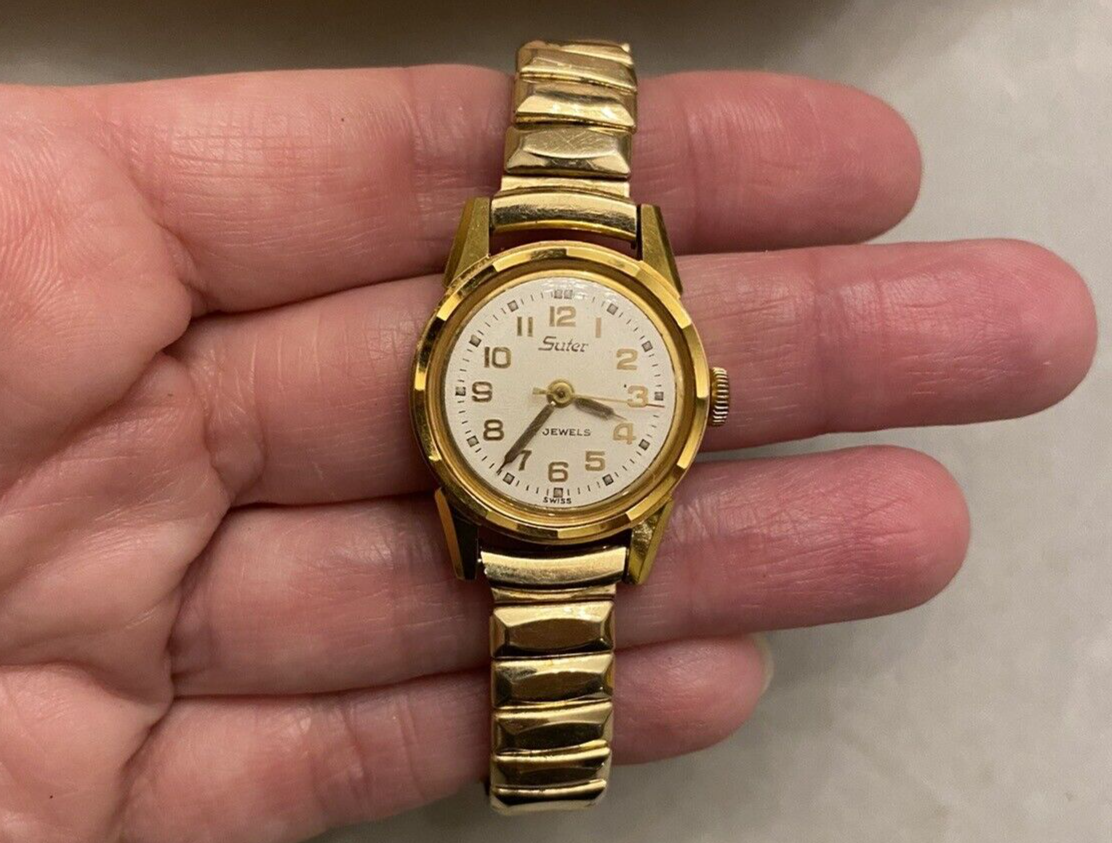 RARE! Vintage Ladies' SUTER-17 Jewel-Manual Wind-20M GP RARE! Vintage Ladies' SUTER-17 Jewel-Manual Wind-20M GP