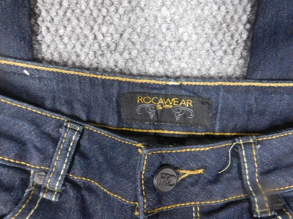Jeans para mujer Rocawear 30 azul Capri Denim y2k retro Foto 4 de 4