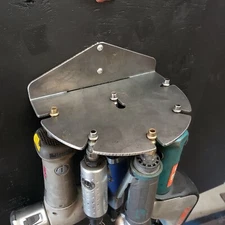 Pneumatic Air Tool  Holder - 6 tools - Shop Garage Wall Storage Organizer Steel