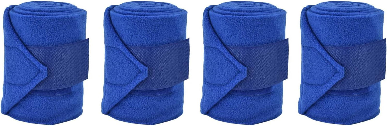 Bandes de jambes bleues chevaux bandage de repos et support de jambe élastique