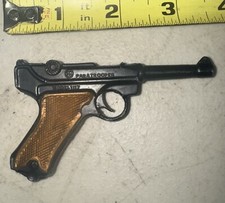 Vintage Paratrooper Miniature WWI WWII Luger Pistol No.1117 Hong Kong 3.5"vg