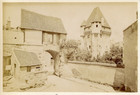 ND, France, Nevers, Porte du Croux  Vintage albumen print Tirage albuminé  1