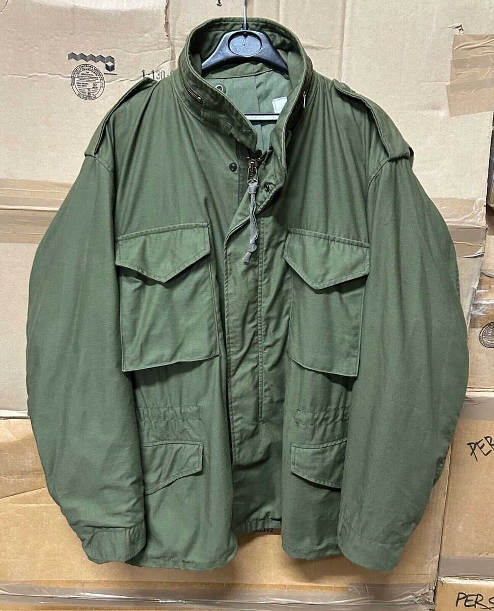 GENUINE US 80s ALPHA INDUSTRIES M65 FIELD JACKET MADE IN USA GENUINE US 80s ALPHA INDUSTRIES M65 FIELD JACKET MADE IN USA