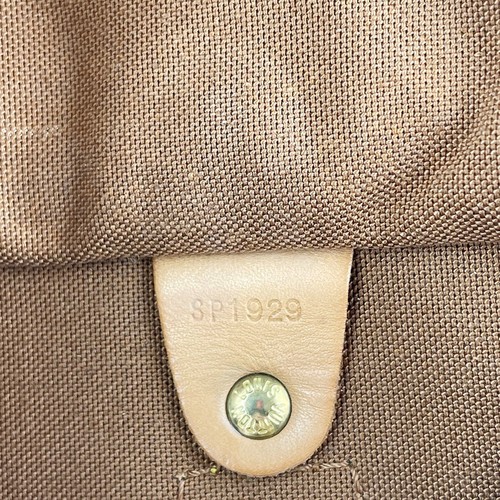 Louis Vuitton Monogram Speedy 25 Leather Fabric Brown Handbag 2991 - 第 23/24 張圖片