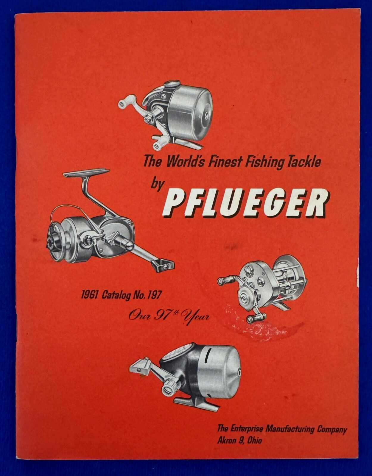 Vintage 1961 Pflueger World's American Finest Fishing Tackle Catalog No. 197