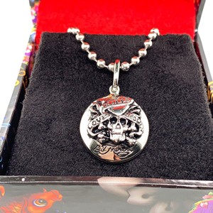 ed hardy dog tag necklace