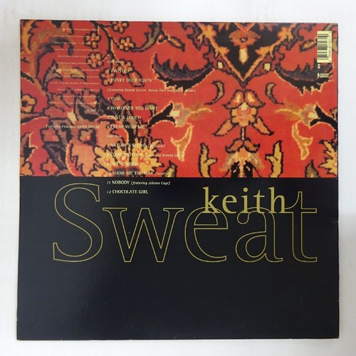 Keith Sweat S/T Keith Sweat LP Vinyl 1996 US Original Elektra Traci Hale 61707-1 - Picture 2 of 5