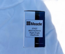 Meade 07427 825 8x25mm Right Angle Viewfinder - New in Box