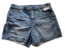 Gap Womens 4" Short High Rise Denim Jean Shorts Size 32/14 Regular