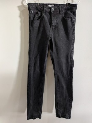 MNG Mango Authentic Denim black jeans 30'' W/29''L , teen size