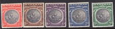 Bahamas 1930 Tercentenary set Mint SG 126-130 cv £70