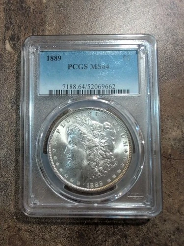 1889 Morgan Silver Dollar PCGS MS64 $1 Philadelphia Minted