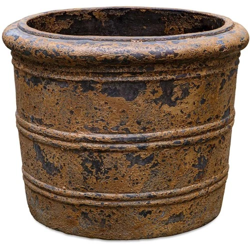 Uttermost 17139 Weathered Relic Rust Black Outdoor Planter - Picture 1 of 5