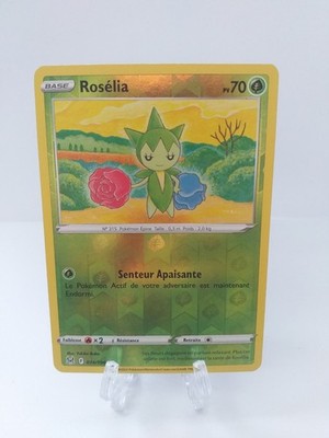 Pokemon Karte: Rosélia, Rev, 014/196, EB11, Verlorener Ursprung, Fr, EM / MP