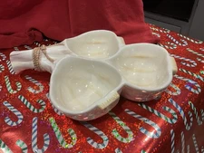 BP—GARLIC DISH/TRAY-3 COMPA1QQQQQQQQQQQQQQQQQQQQQQQQQRTMENTS/WITH HANDLE CERAMIC