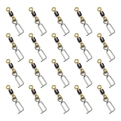 Stainless Steel Fast Lock Clip Swivels Fast Change Lure Clip for Squid Jig