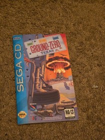 Ground Zero Texas (Sega CD, 1993) Excellent condition