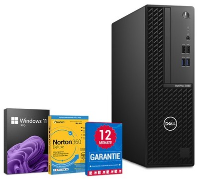 Dell OptiPlex 3080 Desktop PC Computer Intel i5-10500 bis 6x4,5GHz 16GB 512GBSSD