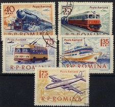 Romania 1963 PASSENGER TRANSPORT VEHICLES  used 4