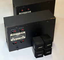 Bose Acoustimass AM-5 Speaker System Lot 2 Bass Modules 2 Double Cube Speakers
