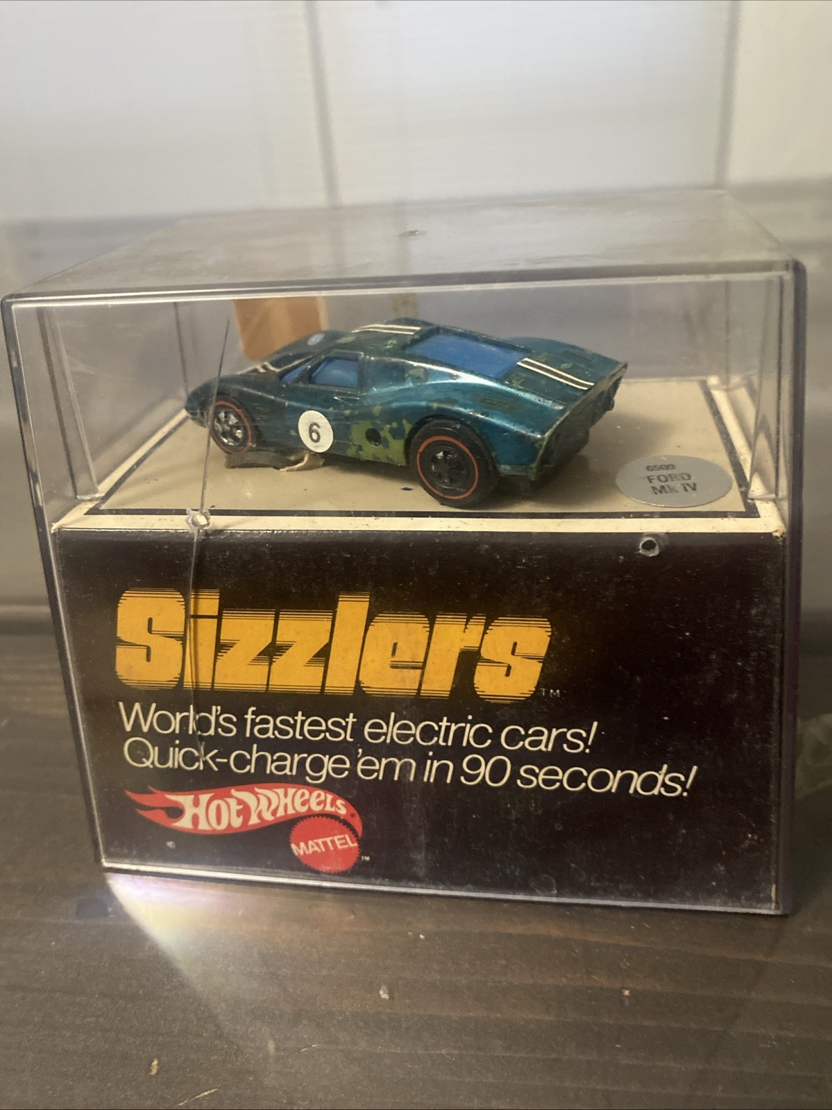 Original Hot Wheels Sizzlers Ford MK IV In Great Shape. Cipsa Mexico.