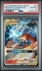 PSA 10 GEM MINT Reshiram & Charizard GX 20/214 Sm-Unbroken Bonds Holo