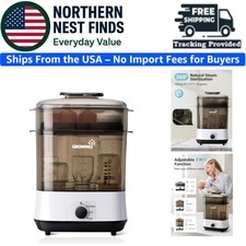 Efficient Baby Bottle Sterilizer and Dryer - Sterilizes  Stores for 72 Hours