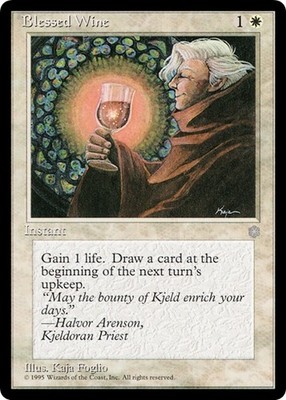 BLESSED WINE x4 mtg NM Ice Age 4 Common