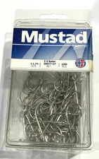 Mustad 11/0 39977-DT 45 Pack EZ baiter hooks FREE SHIPPING