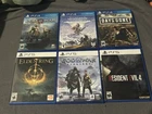 Playstation 5 & 4 game Lot Elden Ring God Of War Horizon Days Gone RE4