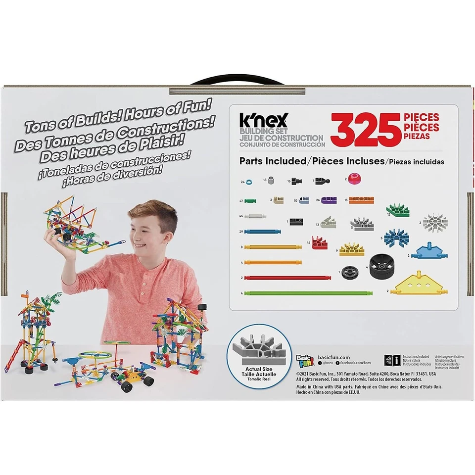 K'nex Classics 350-Pc. Mega Models Building Set, 20 Models, Model# 80207 - Image 2 of 4