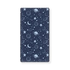 Space Baby Crib Sheets Stars Planet Fitted Standard Mattress 52x28x8 Inch Blue