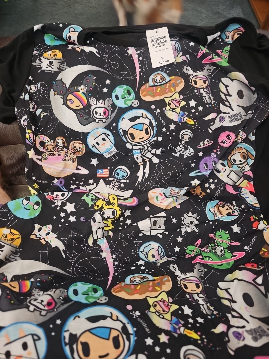 Hot Topic Tokidoki XL Space Print Shirt Vintage