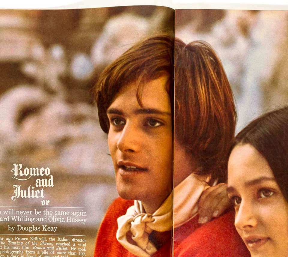 Leonard Whiting OLIVIA HUSSEY Romeo & Juliet WOMAN'S OWN 9 March 1968 Mia Farrow - Image 2 of 4